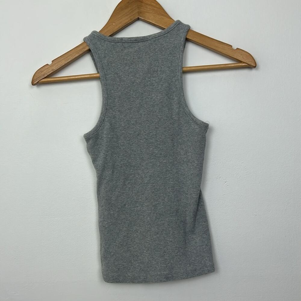 Sundarbay Grey Ribbed Tank - Picture 2 of 3